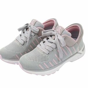 ZEBA Rose & Gray Hands Free All Day Maximum Conform Slip On  Sneakers NWOT 8